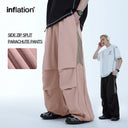 INFLATION Retro Side Zipper Parachute Pants