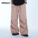 INFLATION Retro Side Zipper Parachute Pants