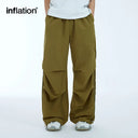 INFLATION Retro Side Zipper Parachute Pants