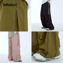 INFLATION Retro Side Zipper Parachute Pants