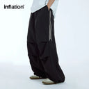 INFLATION Retro Side Zipper Parachute Pants