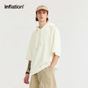 INFLATION Soft Touch Waffle Hooded Short Sleeve Tshirt - INFLATION