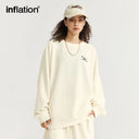 INFLATION Pique Fabric Embroidery Oversized Tracksuit - INFLATION