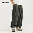 INFLATION Soft Touch Straight Leg Cargo Trousers - INFLATION