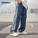 INFLATION Streetwear Patchwork Jeans - INFLATION