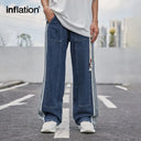 INFLATION Streetwear Patchwork Jeans - INFLATION