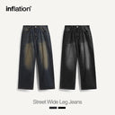 INFLATION Streetwear Retro Wide Leg Jeans - INFLATION