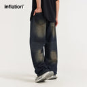 INFLATION Streetwear Retro Wide Leg Jeans - INFLATION