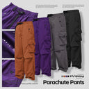 INFLATION Multi Pockets Nylon Cargo Parachute Pants - INFLATION