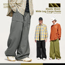 INFLATION Unisex Wide Leg Cargo Pants Plus Size - INFLATION