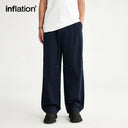 INFLATION Washed Bamboo Cotton Wide-leg Pants - INFLATION