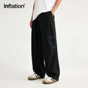 INFLATION Washed Bamboo Cotton Wide-leg Pants - INFLATION