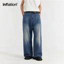 INFLATION Retro Washed Denim Pants