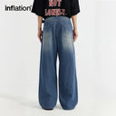 INFLATION Retro Washed Denim Pants