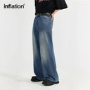 INFLATION Retro Washed Denim Pants