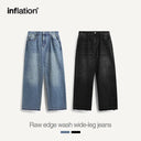 INFLLATION Retro Washed Denim Pants Men Classic Jeans Trousers - INFLATION