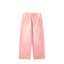 INFLATION Pink Wide Leg Jeans Unisex - INFLATION