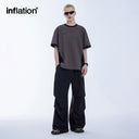 INFLATION Technical Fabric Retro Color Block T-Shirt