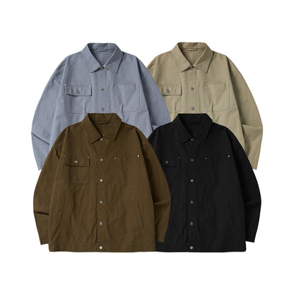 INFLATION 100% Cotton Cargo Jacket