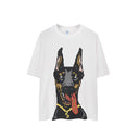 Glow-in-the-dark Doberman Print T-shirt