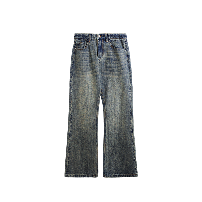 INFLATION Blue Washed Bootcut Jeans