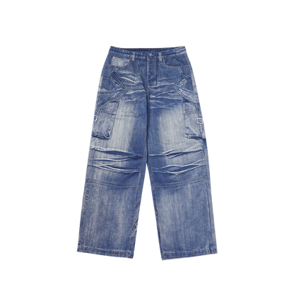 INFLATION 3D Printed Denim Pants