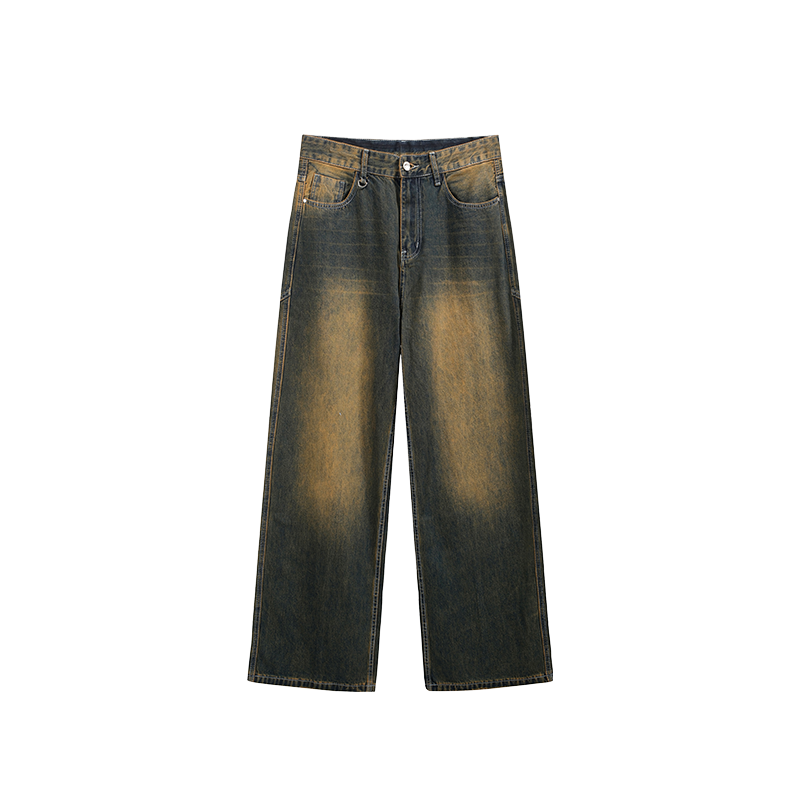 INFLATION Retro Washed Baggy Jeans