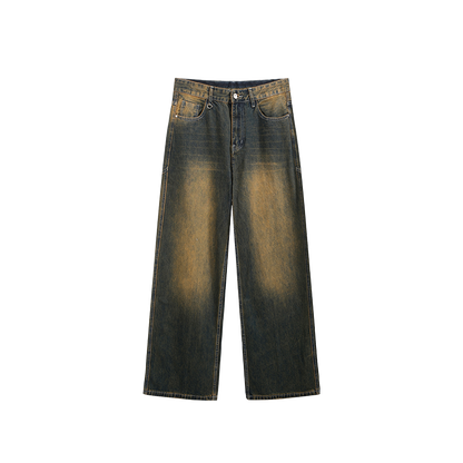 INFLATION Retro Washed Baggy Jeans