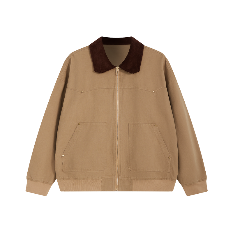 INFALTION Vintage Detroit Twill Cargo Jacket