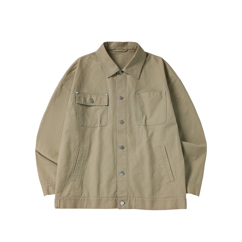 INFLATION 100% Cotton Cargo Jacket