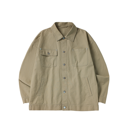 INFLATION 100% Cotton Cargo Jacket