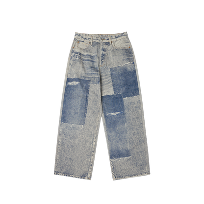 INFLATION Distressed effect Baggy Jeans