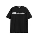 INFLATION "Interesting" Textured Printed Oversize Tees - INFLATION