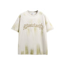 INFLATION Textured Printed Oversize Streetwear T-shirts - INFLATION