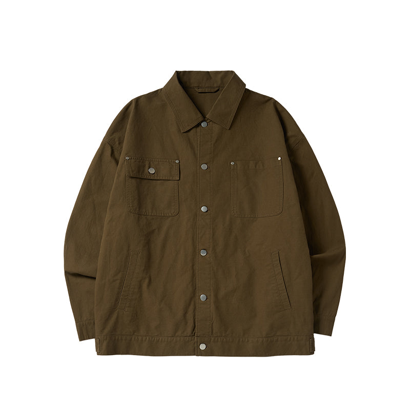 INFLATION 100% Cotton Cargo Jacket