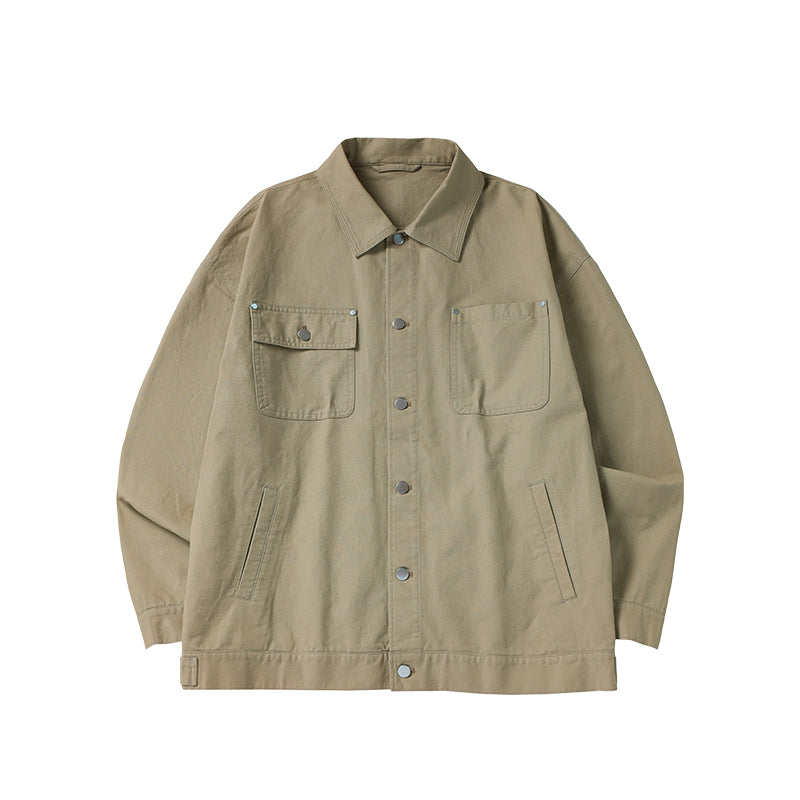 INFLATION 100% Cotton Cargo Jacket