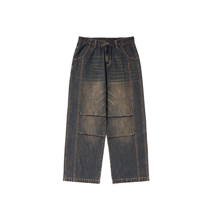 INFLATION Faded Dirty Baggy Cargo Jeans