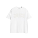 INFLATION Trendy "PEACE" Puff Printed Oversize Cotton Tees - INFLATION