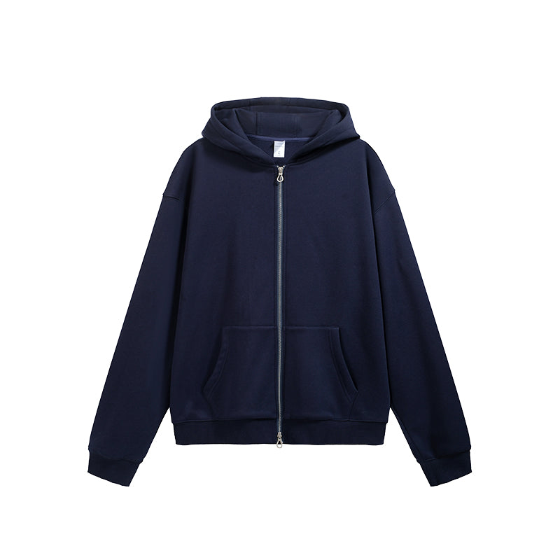 INFLATION Fleece Zip-Up Oversized Hoodies