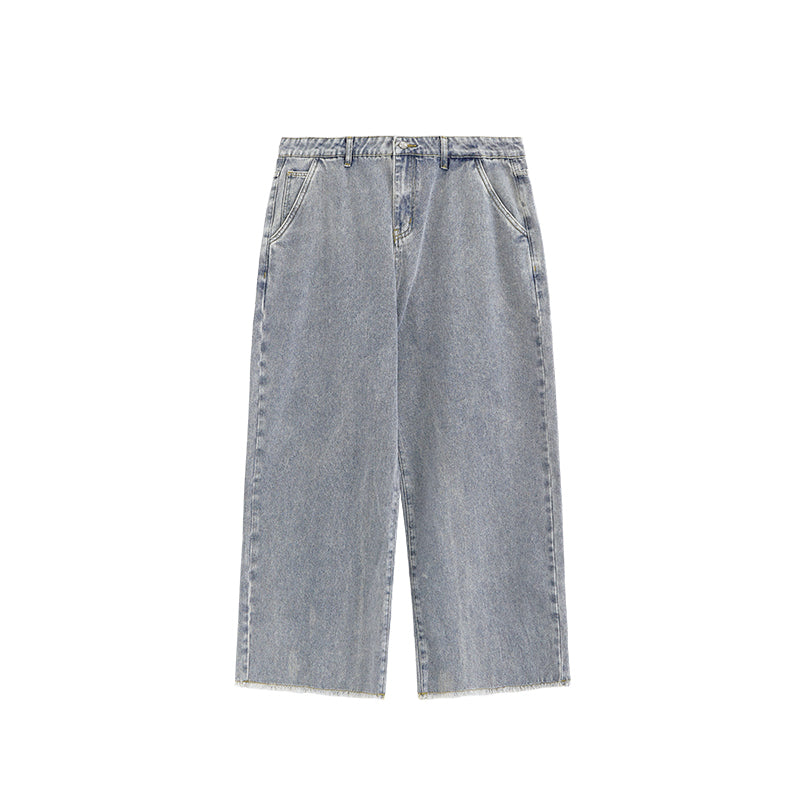 INFLATION Vintage Raw Edge Wide Leg Jeans