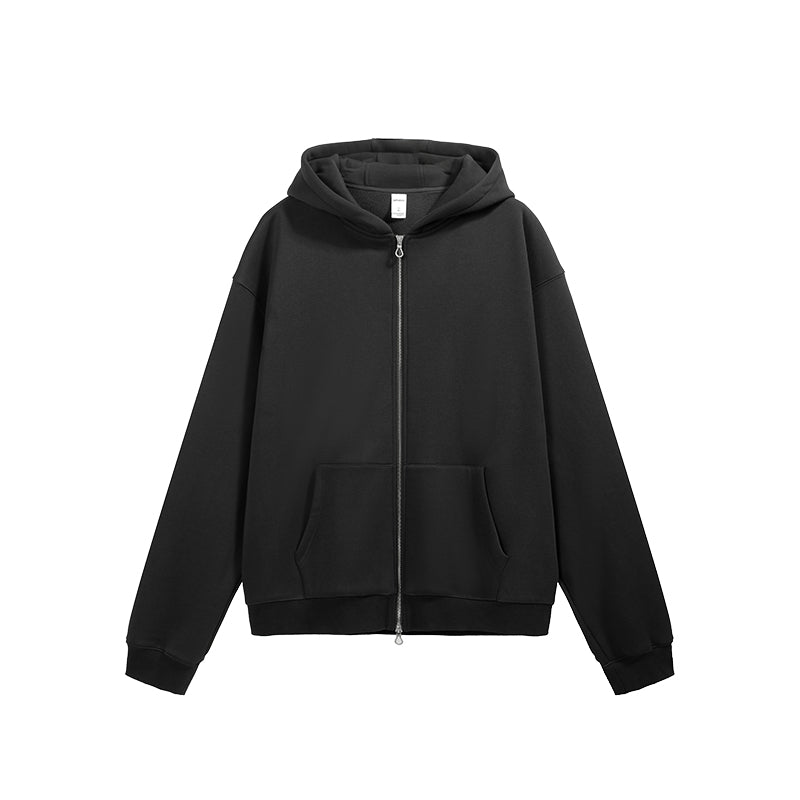 INFLATION Fleece Zip-Up Oversized Hoodies