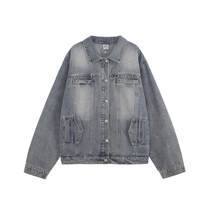 INFLATION Retro Washed Denim Jacket