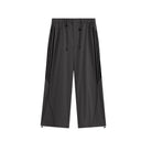 INFLATION Retro Striped Wide Leg Pants with Drawstring - INFLATION