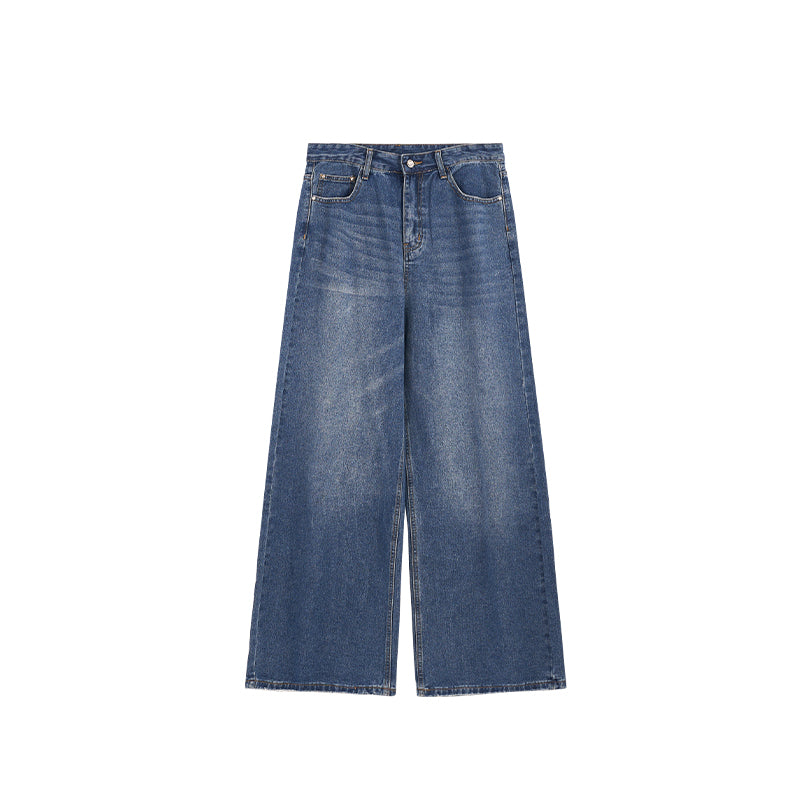 INFLATION Eco-friendly Washed Straight-leg Jeans