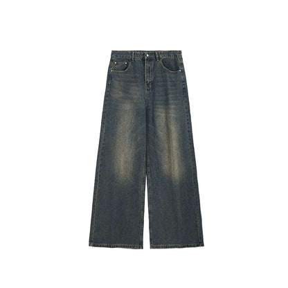 INFLATION Eco-friendly Washed Straight-leg Jeans