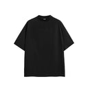 INFLATION Streetwear Heavyweight Mock Neck Oversized Cotton Tshirts - INFLATION