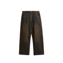 INFLATION Distressed Acid Washed Denim Pants - INFLATION