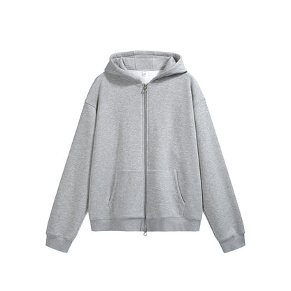 INFLATION Fleece Zip-Up Oversized Hoodies