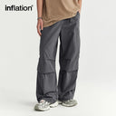 INFLATION Minimalism Washed Wide Leg Cargo Pants Unisex - INFLATION