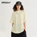 INFLATION Mesh Breathable Mens t-shirt Streetwear - INFLATION